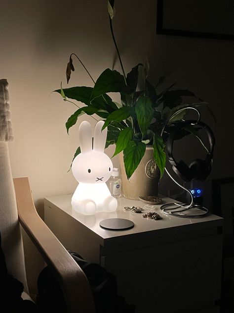 Miffy Lamp, Easy At Home Workouts, Clean Bedroom, Room Goals, Room Renovation, Room Transformation, Stylish Bedroom, Home Inspiration, Room Accessories