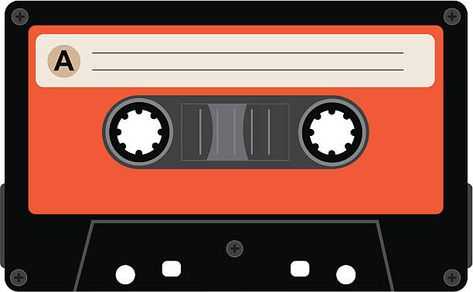 Radio Casette, Tape Illustration, Tape Clipart, Audio Cassette Tapes, Double Tape, Audio Cassette, Minneapolis Minnesota, Cassette Tape, Mini Tattoos