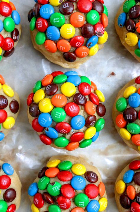 Mini M&M Cookies - My Messy Kitchen