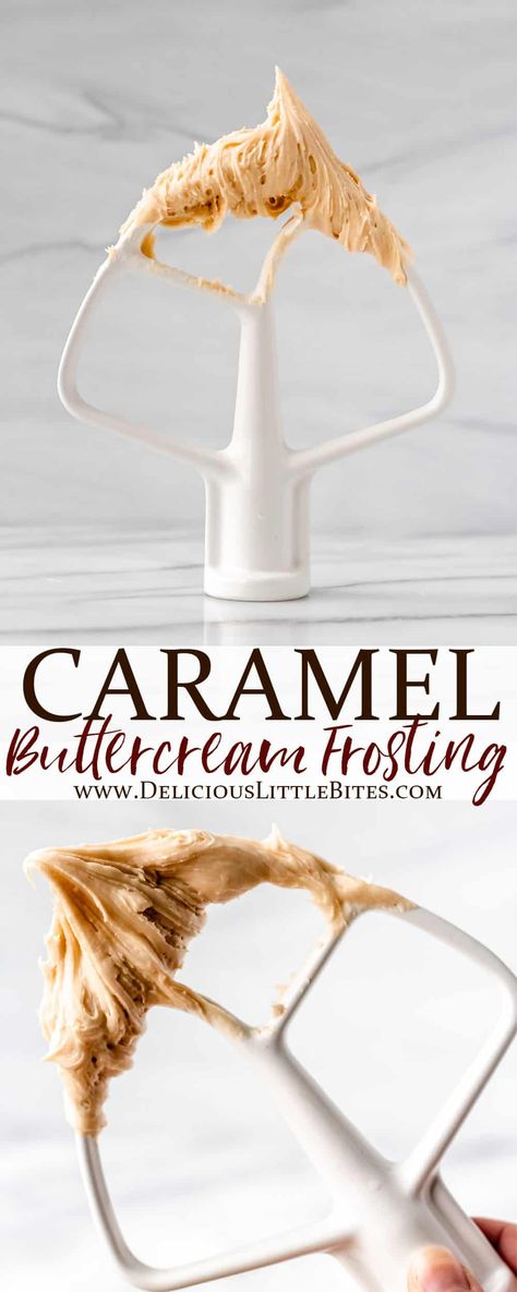 Carmel Cream Cheese Frosting Recipe, Carmel Butter Cream Frosting Recipe, Spice Buttercream Frosting, Caramel Buttercream Frosting Recipe, Vanilla Cake Caramel Frosting, No Cook Caramel Frosting, Fall Frosting Recipes, Carmel Icing Recipe Homemade Caramel Frosting, Toffee Buttercream Frosting