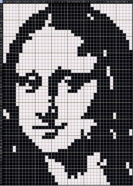 Pixel Art Mona Lisa, Funny Pixel Art, Hama Art, Pixel Crochet, Pixel Art Grid, Pixel Design, Tapestry Crochet Patterns, Minecraft Pixel Art, Cross Stitch Bookmarks