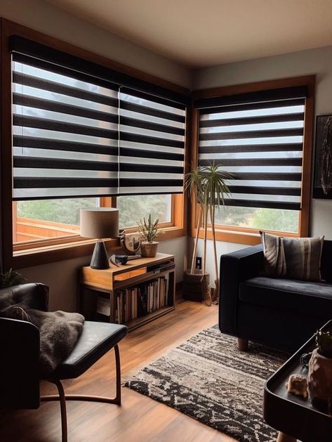 #BlindsForWindows #Windowsblinds #blindsWindow #NightWindow #dayWindow #ZebraRollerBlinds Roller Blinds For Windows, Night Window, Zebra Shades, Zebra Blinds, Healthy Environment, Light Control, Blinds For Windows, Roller Blinds, Day And Night