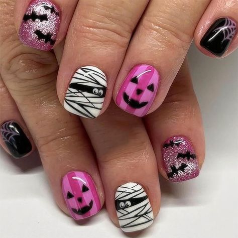 PRICES MAY VARY. Get ready for Halloween with our spooky Halloween fake nails. Halloween press on false nails,perfect for costume party. Use Halloween fake nail,elevate your trick-or-treating game. Halloween style false nail,Stylish and fun. Add a touch of magic to your fingers with our enchanting press on Halloween nails. False nails contains 24 pcs acrylic nails, allowing you to choose the fake nail pieces that fit your nail size. Application: 1.Wash hand and push back cuticles. 2.File and sha Holloween Nails Square, Short Nails Halloween, Holloween Nails, Nails Short Square, Halloween Press On Nails, Halloween Kit, Short Fake Nails, Press On Nails Short, Purple Collar