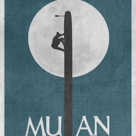 Mulan Disney Poster, Vintage Films, Disney Posters, Film Disney, Minimal Movie Posters, Movie Posters Minimalist, Art Disney, Pinturas Disney, Film Posters