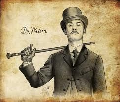 My protagonist has been loosely defined, a shadowy silhouette in the fog-enshrouded city of my mind: mid-nineteenth century San Fransisco that is rapidly acquiring a visceral imagined reality. I can close my eyes to present intrusions and almost feel the salty brine of dockside damp, the spluttering hiss of gaslamps, but now that my Sherlock-shade is emerging from obscurity (in general tendencies rather than particulars) my thoughts turn to his counterpart: to his Watson, to his Sancho Panza. Dr Watson, Sir Arthur Conan Doyle, Symbiotic Relationships, Conan Doyle, Arthur Conan Doyle, Close My Eyes, Sherlock Holmes, My Mind, The Movie