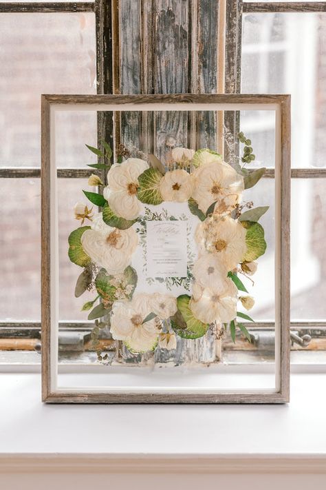 Modern bouquet preservation services offering framed pressed bouquets and resin floral preservation. At Element Design Co., we specialize in pressing flowers creating lasting memories for couples across the U.S. Custom pressed floral frames, unique functional pressed flower resin gifts, and gift cards available! Preserved Wedding Bouquet, Pressed Bouquet, Modern Bouquet, Pressed Flower Frame, Wedding Bouquet Preservation, Floral Preservation, Glass Floats, Brides Bouquet, Bouquet Preservation