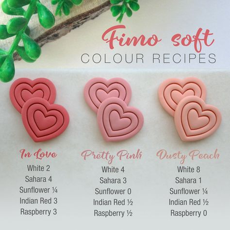 Love Color Palette, Clay Color Recipe, Clay Recipes, Polymer Clay Recipe, Blue Sunflower, Fimo Polymer Clay, Diy Earrings Polymer Clay, Soft Colour, Clay Color