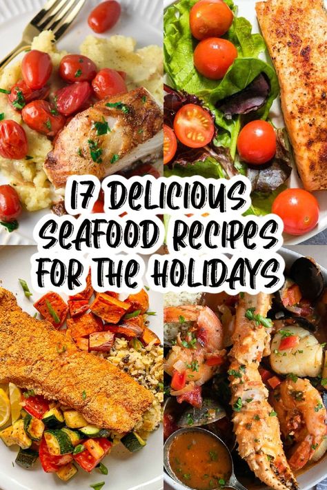 Check out these Top 17 Seafood Recipes for Thanksgiving! Surely your dinner table will fascinate everyone on this special day! Thanksgiving Fish Recipes, Thanksgiving Seafood Dishes, Christmas Seafood Dinner Menu Ideas, Thanksgiving Fish, Pescatarian Thanksgiving, Simple Fish Recipes, Seafood Thanksgiving, Country Ham Recipes, Haddock Recipes