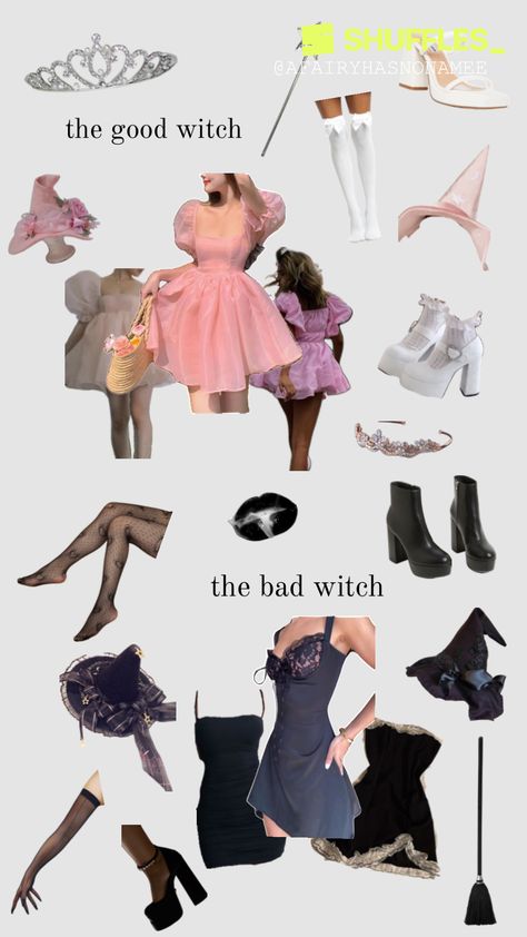 halloween costume inspo duo costume 2023 aesthetic Bad Witch Costume, 2023 Aesthetic, Duo Costumes, Witch Costumes, Bad Witch, Witch Halloween Costume, Good Witch, Costume Inspo, The Worst Witch