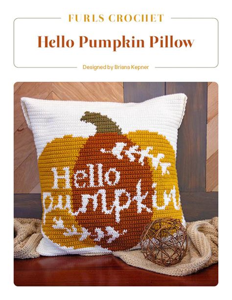 Free Crochet Pattern: Haunted Wall Hanging Crochet Cushion Covers, Crochet Pillow Patterns Free, Crochet Pour Halloween, Crochet Cushion Pattern, Pumpkin Crochet, Cross Stitch Cushion, Pumpkin Pillow, Fall Crochet Patterns, Crochet Cushion