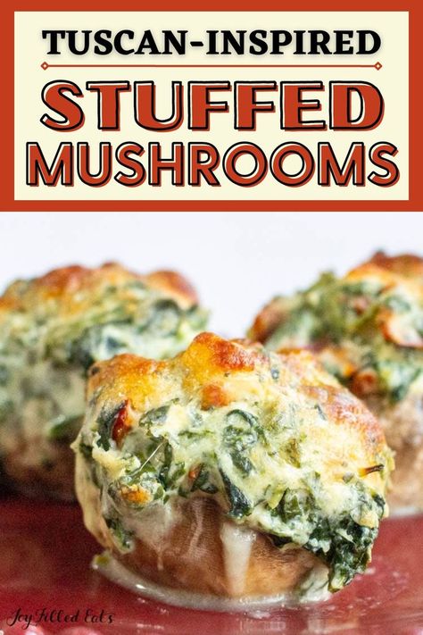 Italian Baked Mushrooms Keto, Meat And Veggie Dinner Ideas, Low Sodium Stuffed Mushrooms, Stuffed Mushrooms With Cream Cheese And Spinach, Mexican Mushroom Recipes, Italian Side Dish Recipes, Spinach Mushroom Recipes, Salmon Stuffed Mushrooms, Spinach And Mushroom Recipes