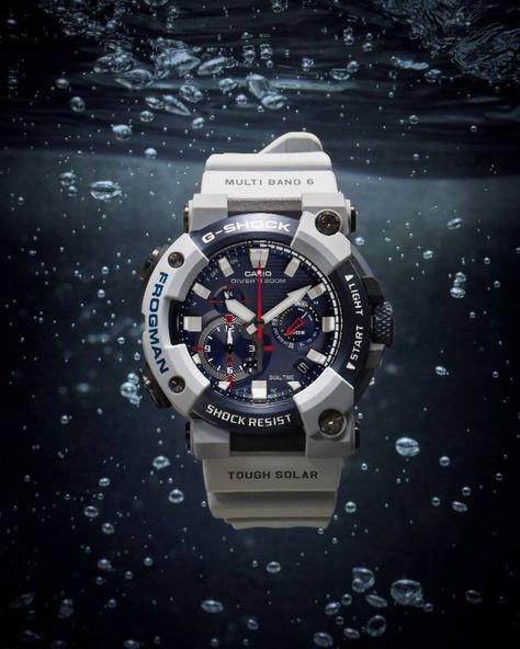 Royal Navy x G-Shock Frogman GWF-A1000RN-8A Casio G Shock Frogman, G Shock Watches Mens, G Shock Frogman, G Shock Mudmaster, Triple G, Casio Gshock, Men Poses, New G Shock, Navy Military