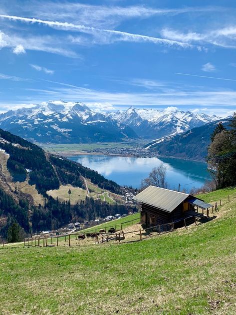 Amazing spring day in Zell am See, Salzburg, Austria. : CampingandHiking Zell Am See Austria, Summer Job, Best Camping Gear, Salzburg Austria, Summer Jobs, Camping Locations, Pretty Landscapes, Euro Summer, Winter Pictures