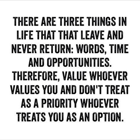 Life quotes.  Don't make someone a priority if you're only an option Priorities Quotes, Option Quotes, The Tao, Treat You, Quotable Quotes, A Quote, True Words, Note To Self, Spiritual Growth