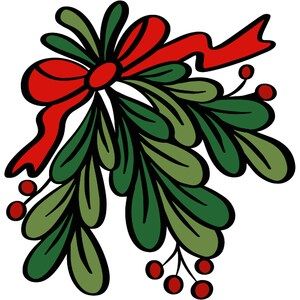 Silhouette Design Store - Search Designs : Mistletoe Mistletoe Coloring Page, Miseltoe Drawings Easy, Mistletoe Template Free Printable, Christmas Rocks, Christmas Chevron, Christmas Rock, Map Globe, 3d Paper Crafts, 3d Cards