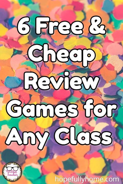 Review Games High School, Classroom Games High School, Test Review Games, Middle School Games, Preparing For Exams, High School Parties, School Products, Teaching Game, Classroom Games