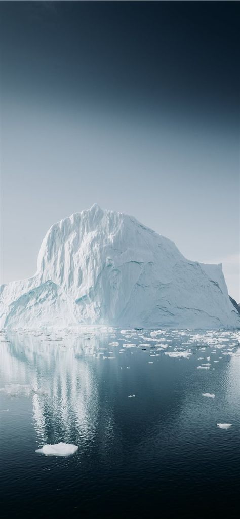 Arctic Iceberg  reflected iPhone X wallpaper #cold #winter #polar #Greenland  #Wallpaper #Background #iPhoneX #iPhoneXS #iPhoneXR Free Winter Wallpaper, Ice Pictures, Wim Hof, Ice Sheet, Pole Nord, Image Nature, Sea Level Rise, Conceptual Photography, Winter Wallpaper