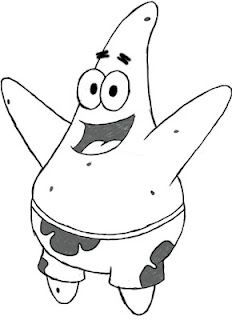 Cartoon Easy Drawing, Draw Patrick Star, Disney Characters Drawings, Patrick Drawing, Eraser Drawing, Costumes For 2 Friends, Disney Character Drawings, Spongebob Drawings, Easy Disney Drawings