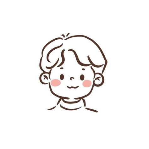 Cute Simple Face Drawing, 심플한 그림, Outfit Anime, Cartoon Body, Desain Buklet, Easy Love Drawings, Drawing Style, 캐릭터 드로잉, Cute Doodles Drawings