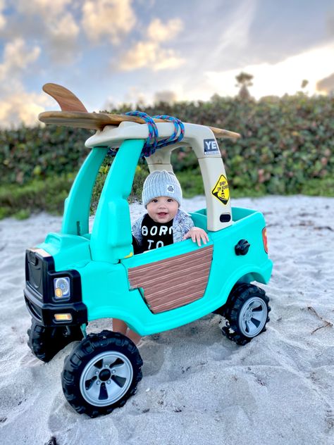 Had a blast restoring our @littletikes cozy truck! @krylonbrand @michaelsstores @yeti @littlesurferdudeclub Little Tikes Truck Makeover, Cozy Coupe Truck, Little Tikes Makeover, Cozy Coupe Makeover, Surf Birthday Party, Baby Surf, Surf Birthday, Truck Diy, Kids Schedule