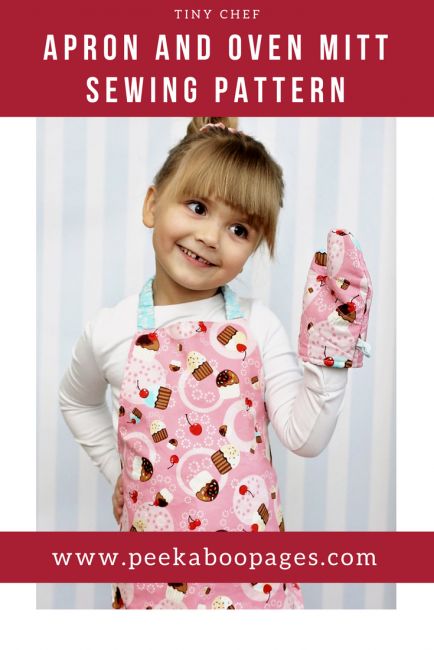 Kids Apron Tutorial and Kids Oven Mitt Tutorial  #KidsApron #KidsApronTutorial #HowtoSewaKidsApron #KidsApronPattern #KidsApronDIY #ToddlerApron Toddler Apron Pattern Free, Toddler Apron Pattern, Kids Apron Diy, Oven Mitt Sewing Pattern, Kids Apron Pattern, Kids Apron Pattern Free, Childrens Apron Pattern, Oven Mitt Pattern, Free Apron Pattern