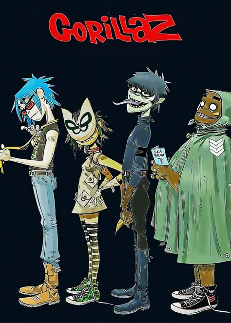 gorillaz Gorillaz Poster, Gorillaz Art, Gorillaz, Cover Art, Poster Print, Comic Book Cover, Poster Prints, Buy Online, Wall