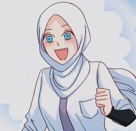 Hijabi Pfp Cartoon, Amu Wee, Anime Hijab, Pp Wa, Fesyen Islam, Hijab Drawing, Aesthetic Profile Picture Cartoon Soft, Cute Eyes Drawing, Anime Drawing Books