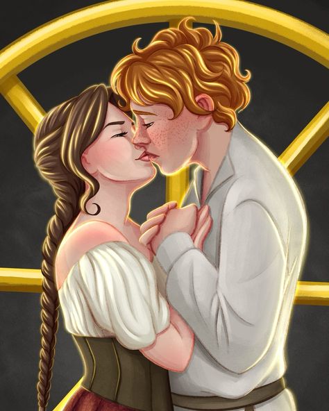 Serilda and Gild💛 Gilded Duology by Marissa Meyer #gilded #gildedmarissameyer #gildedbook #cursed #cursedbook #serilda #serildamoller #gild #marissameyerbooks #marissameyer #marissameyerauthor #marissameyerfanart #bookfanart Gilded Marissa Meyer Fanart, Gilded Fanart, Gilded Marissa Meyer, Marissa Meyer Books, Book Obsession, The Lunar Chronicles, Marissa Meyer, D Book, Fan Book