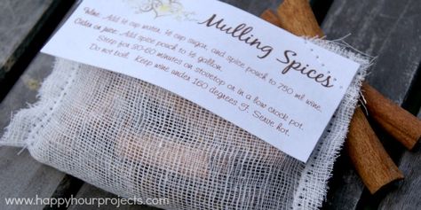 Mulling Spices by Happy Hour Projects Mulling Spices Gift, Special Drinks, Spiced Wine, Diy Food Gifts, Mulling Spices, Spice Gift, Missouri Wedding, Bee Creative, Homemade Holiday