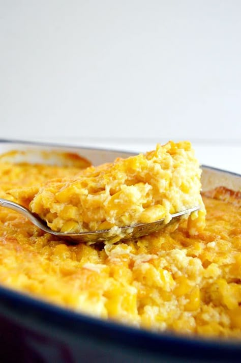 Baked Corn Recipes, Baked Creamed Corn Casserole, Creamed Corn Casserole, Baked Corn Casserole, Easy Corn Casserole Recipe, Creamed Corn Casserole Recipe, Sweet Corn Casserole, Creamy Corn Casserole, Easy Corn Casserole