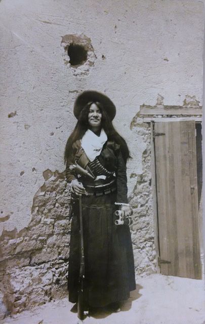 Unknown, "Untitled (Señorita Ma Gonzales Garcia)," n.d.  Photographic postcard. Collection of Mexican Revolution photographs, Collection 026. UCR Library, Special Collections & University Archives, University of California, Riverside. Mexico People, Mexico Tattoo, Mexican Revolution, Mexico History, Arte Punk, Mexican Fashion, Western Comics, Mexican Heritage, Mexican Women