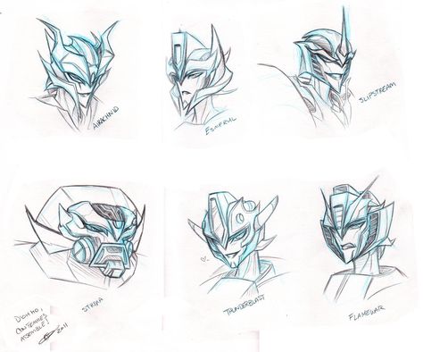 Transformers Head Design, Slipstream Transformers, Tfp Fanart, Transformers Anatomy, Transformers Oc, Transformers Drawing, Transformers Art Design, Transformers Universe, Helmet Designs