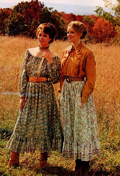 Ladies Home Journal - January, 1979 70s Folk Aesthetic, 70s Prairie Style, 70s Autumn Fashion, 1970s Romance, Granny Fashion, Marceline Fashion, 1970's Hair, 1976 Fashion, 1979 Fashion