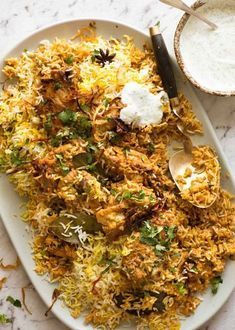 @rebekanneee Chicken Biryani Recipe Indian, Biryani Recipe Video, Biryani Vegetable, Fish Biryani, Chicken Biryani Recipe, Saffron Rice, Recipetin Eats, Recipe Tin, Chicken Biryani