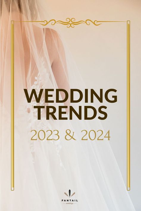 Wedding Trends for 2023 & 2024 Wedding Trend 2024, Wedding Trends For 2024, Wedding Trends 2024, Wedding Help, Wedding Color Inspiration, Trends For 2024, Destination Wedding Planning, 2024 Wedding, Wedding Music