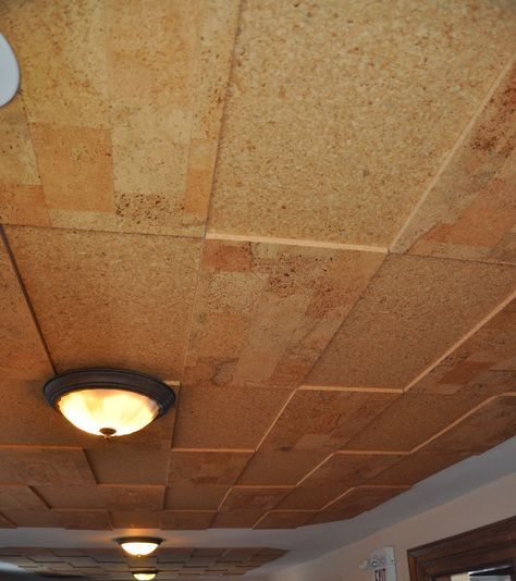 Cork ceiling Cork Ceiling, Soundproofing Walls, Cork Wall Panels, Cork Wall Tiles, Cork Board Wall, Acoustical Ceiling, Cork Panels, Ceiling Covering, Acoustic Ceiling Tiles