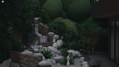 noelle (@lluvnoelle) on X Bloxburg House In Mountain, Bloxburg Forest Ideas, Bloxburg Build Hacks Realistic, Bloxburg Waterfall, Bloxburg Forest House, Forest Bloxburg, Bloxburg Mountain, Bloxburg Village, Bloxburg Garden Ideas