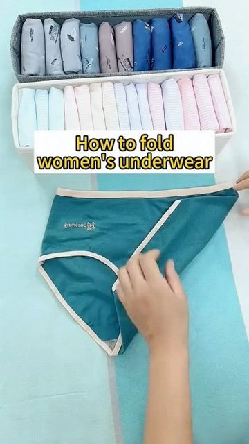 How To Fold Inner Wear, How To Fold Bras, Mackinaw Island Michigan, Clothing Folding, Folding Tips, Folding Hacks, Folding Techniques, Diy Crafts Life Hacks, Koi Fish Pond