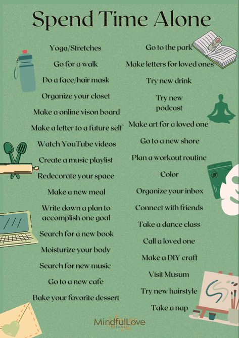 Getting out of your comfort zone is the best way to grow. Whenever we have an day for ourselves, it is important to spend it connecting with ourselves and getting to know ourselves a bit more. Best way to use these ideas is, writing them down, and placing them in a cup for randoming selecting one on a free day. #Selflove | #Selfcareideas | #spendingtimealone | #Wellness | #selfloveroutine | <3 Things To Get Out Of Comfort Zone, Ways To Get Out Of Comfort Zone, How To Grow Self Love, How To Comfort Yourself, Solo Day Ideas, Things To Do To Get Out Of Comfort Zone, How To Spend Time Alone, Get Out Of Your Comfort Zone, Zoning Out