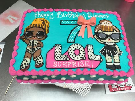 Lol Sheet Cakes Birthday, Lol Sheet Cake, Lol Birthday Cake Ideas, Lol Cakes Birthday, Lol Doll Birthday Cake, Lol Surprise Birthday Cake, Lol Birthday Cake, Lol Surprise Birthday, Lol Birthday