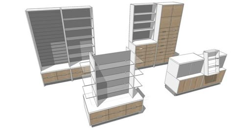 Eco Office, Stationery Display, Jewelry Museum, Ware House, Clothing Store Interior, Staff Room, Architecture Concept Diagram, Sketchup Model, Shop Equipment