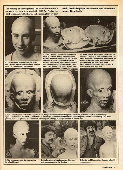 Monster Masks, Ted White, Tom Savini, Makeup Effects, New Actors, Special Effects Makeup, Jason Voorhees, Crystal Lake, Horror Characters