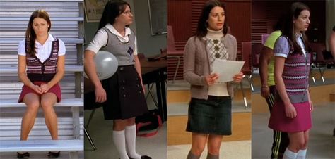 Rachel Berry Outfits Season 1, Rachel Berry Outfits, Glee Rachel Berry, Glee Characters, Glee Rachel, Librarian Chic, Glee Fashion, Film Fashion, Animal Sweater