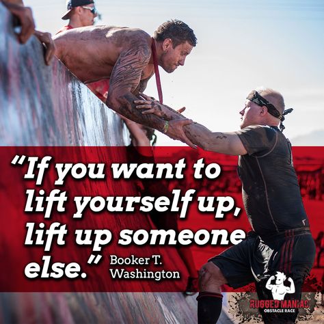 The best thing about OCR is we truly life each other up. Make sure you check out our Rugged Maniac page for discounts and reviews http://www.mudrunguide.com/organizers/rugged-maniac/  #Inspiration #GetRugged Rugged Maniac, Obstacle Course Races, Obstacle Race, Tough Mudder, Spartan Race, Booker T, Obstacle Course, Work Motivation, Eat Right