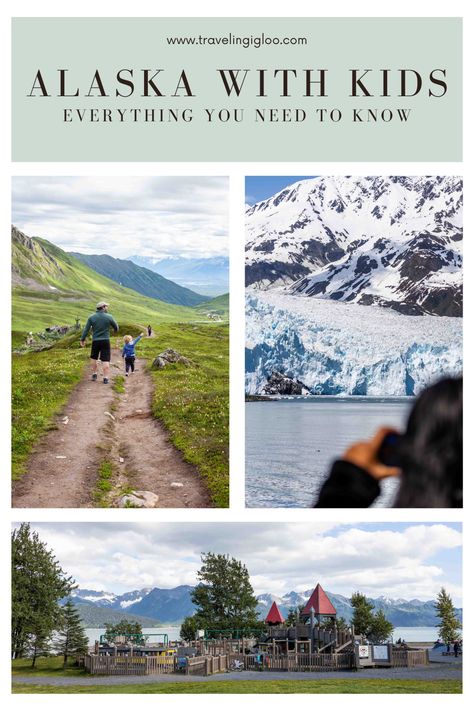 Alaska is an incredible place for kids, and this article breaks down everything to consider. I grew up in Alaska, spending my childhood playing in lakes and fishing with my dad. I have a lot of firsthand experience as a child, and now I’m raising two kids of my own in Alaska. Alaska With Kids, Alaska Itinerary Summer, How To Plan A Trip To Alaska, Alaska Family Vacation, Palmer Alaska, Alaska Excursions, Alaska Road Trip, Seward Alaska, Alyeska Resort Alaska