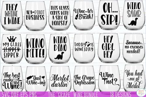 Svg Sayings, Grape Wine, Wine Svg, Commercial Use Fonts, Glitter Wine, Wine Quotes, Cricut Fonts, Cricut Craft Room, Cricut Creations