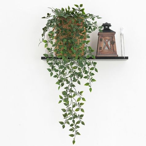 Hanging Plants Outdoor, Hanging Rattan, Artificial Hanging Plants, Hanging Plant Wall, Vine Wall, Trailing Plants, Artificial Succulents, Hanging Wreath, Leaf Garland