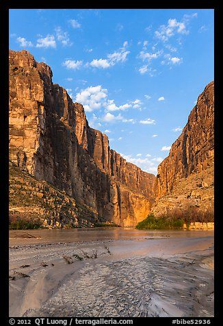 Santa Elena Canyon, sunrise. Big Bend National Park, Texas Rio Grande Texas, Texas Resorts, National Park Pictures, Mexican Side, Big Bend National Park Texas, Fort Davis, Texas Places, Park Pictures, Big Bend National Park