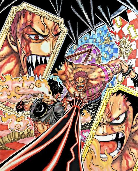 Luffy Vs Katakuri, One Piece Games, One Piece Chapter, Luffy Gear 5, Anime Watch, Gear 5, Viz Media, The New World, One Piece Luffy