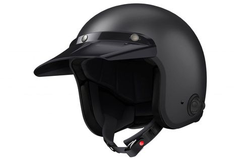 Vincent Black Shadow, Open Face Motorcycle Helmets, Bluetooth Motorcycle Helmet, Vintage Helmet, Motorcycle Battery, Open Face Helmets, Open Face, Motorcycle Gear, Bike Helmet